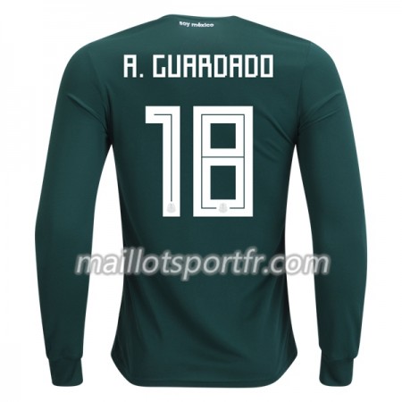Maillot de Foot Mexique A.Guardado 18 Domicile Coupe du monde 2018 ML Maillot de Foot Mexique A.Guardado 18 Domicile Coupe du monde 2018 ML